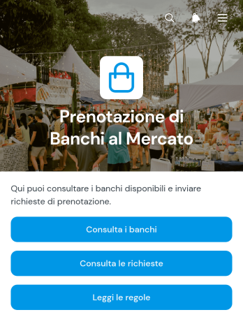 Applicazione per la Prenotazione di Banchi al Mercato
