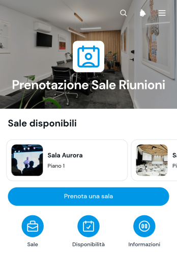 Applicazione per la Prenotazione di Sale Riunioni