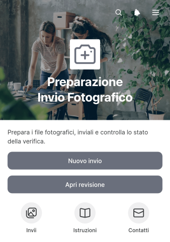 Applicazione per la Preparazione degli Invii Fotografici