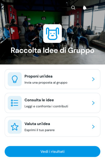 Applicazione per la Raccolta di Idee di Gruppo