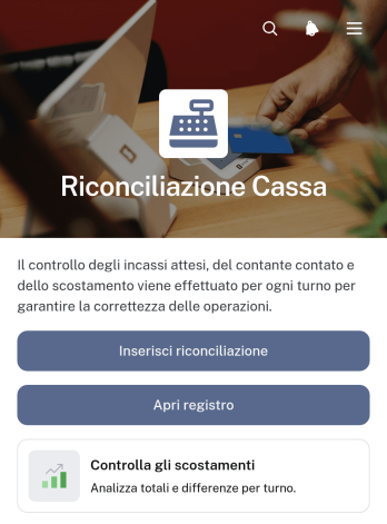 Applicazione per la Riconciliazione di Cassa
