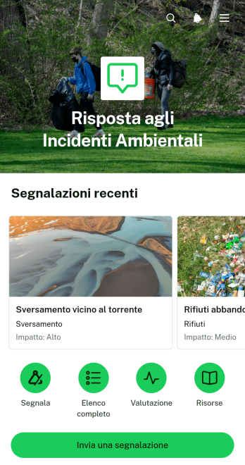 Applicazione per la Risposta agli Incidenti Ambientali