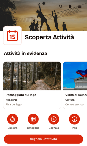 Applicazione per la Scoperta di Attività