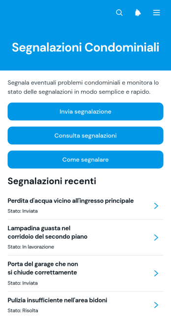 Applicazione per la Segnalazione di Problemi Condominiali