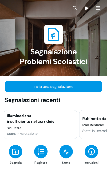 Applicazione per la Segnalazione di Problemi Scolastici
