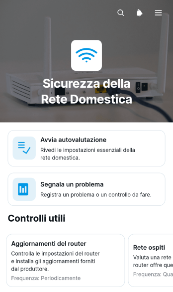 Applicazione per la Sicurezza della Rete Domestica