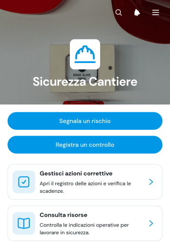 Applicazione per la Sicurezza nei Cantieri