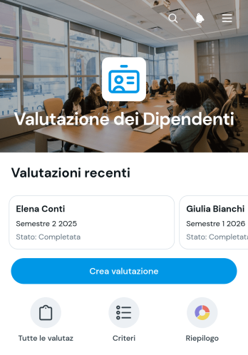 Applicazione per la Valutazione dei Dipendenti