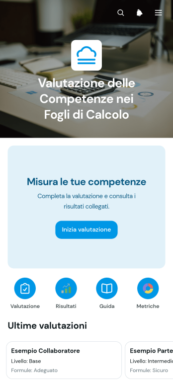 Applicazione per la Valutazione delle Competenze sui Fogli di Calcolo