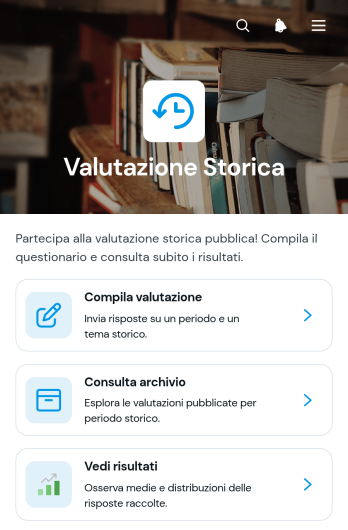 Applicazione per la Valutazione di Storia