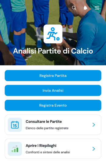 Applicazione per l’Analisi delle Partite di Calcio