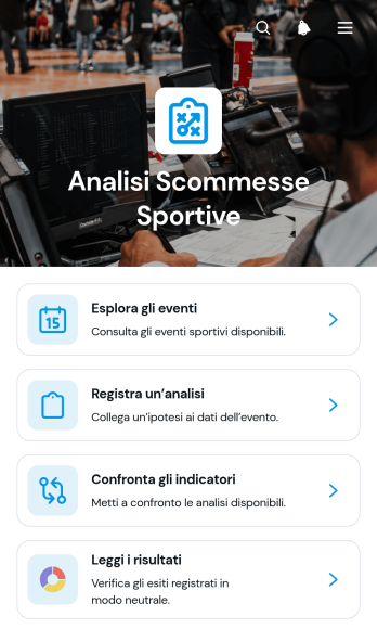 Applicazione per l’Analisi delle Scommesse Sportive