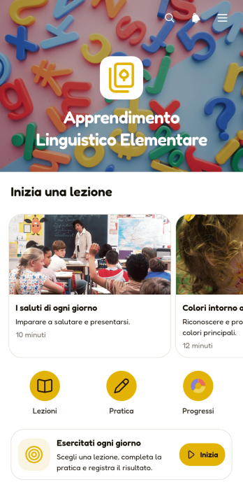 Applicazione per l’Apprendimento Linguistico nella Scuola Primaria