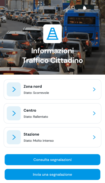 Applicazione per le Informazioni sul Traffico Cittadino