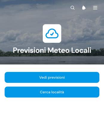 Applicazione per le Previsioni Meteo Locali