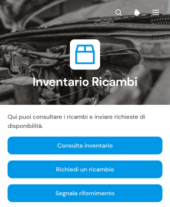 Applicazione per l’Inventario dei Ricambi