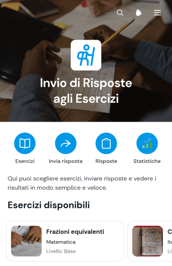 Applicazione per l’Invio delle Risposte agli Esercizi