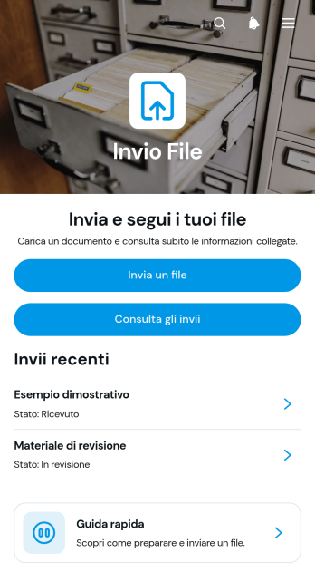 Applicazione per l’Invio di File