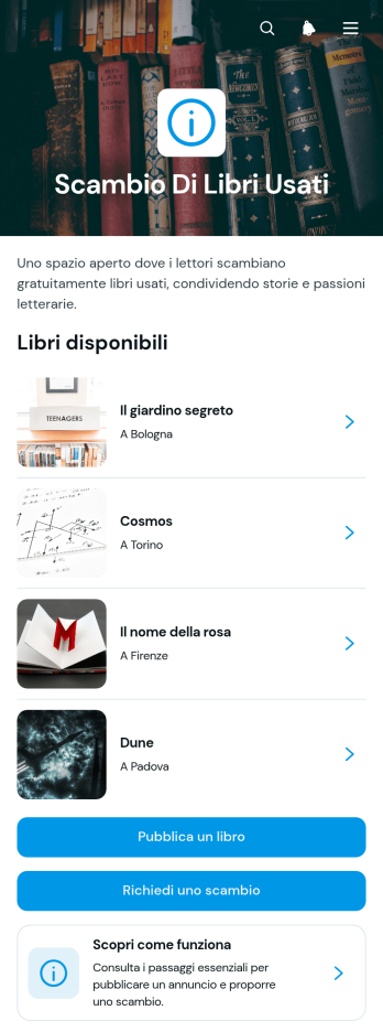 Applicazione per lo Scambio di Libri Usati