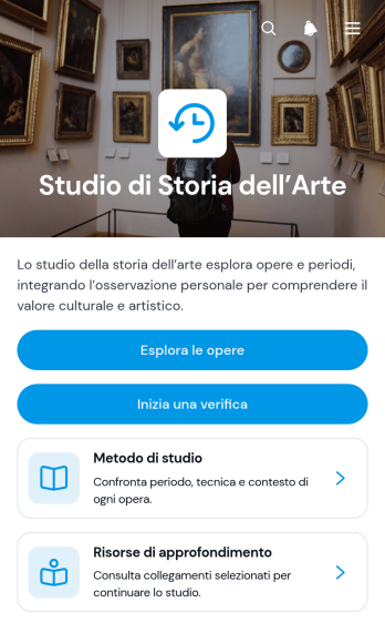 Applicazione per lo Studio della Storia dell’Arte