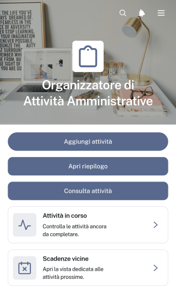 Applicazione per l’Organizzazione delle Attività Amministrative
