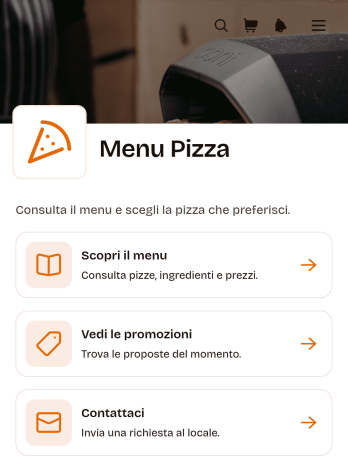 Applicazione per Menu di Pizze