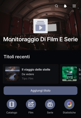 Applicazione per Monitorare Film e Serie