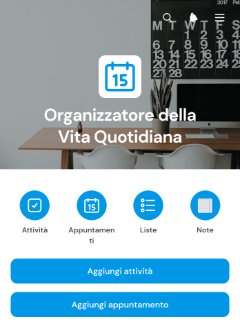 Applicazione per Organizzare la Vita Quotidiana