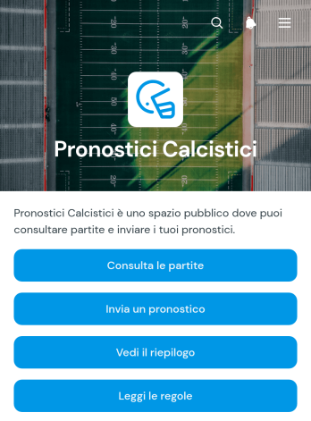 Applicazione per Pronostici Calcistici