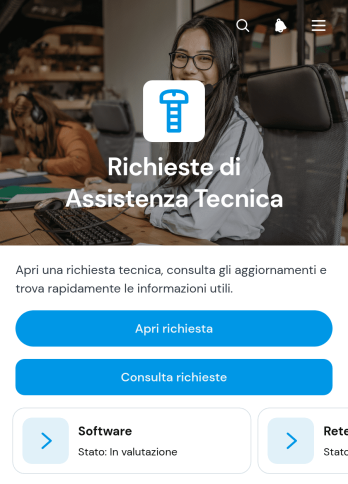 Applicazione per Richieste di Assistenza Tecnica