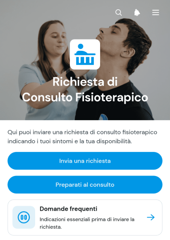 Applicazione per Richieste di Consulenza Fisioterapica