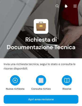 Applicazione per Richieste di Documentazione Tecnica