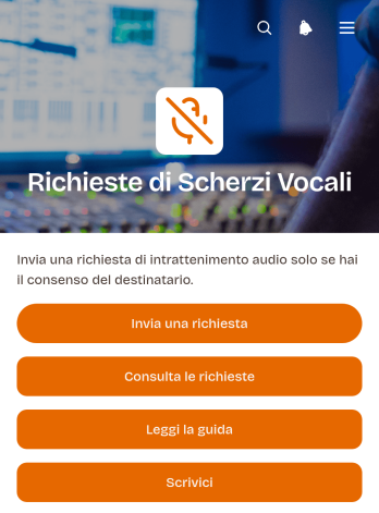 Applicazione per Richieste di Scherzi Vocali