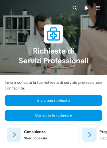Applicazione per Richieste di Servizi Professionali