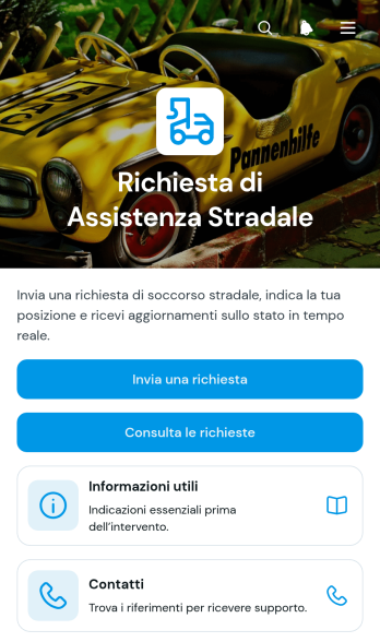 Applicazione per Richieste di Soccorso Stradale