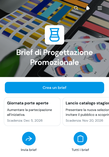 Applicazione per Schede di Progettazione Promozionale