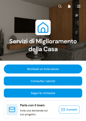 Applicazione per Servizi di Miglioramento della Casa