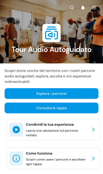 Applicazione per Visite Audio Autoguidate