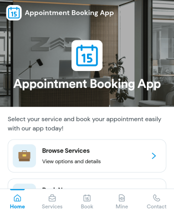 Appointment Booking App Template