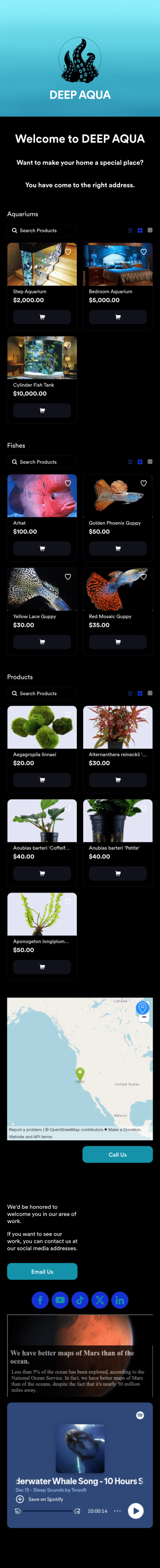 Aquarium Supplies Selling App Template