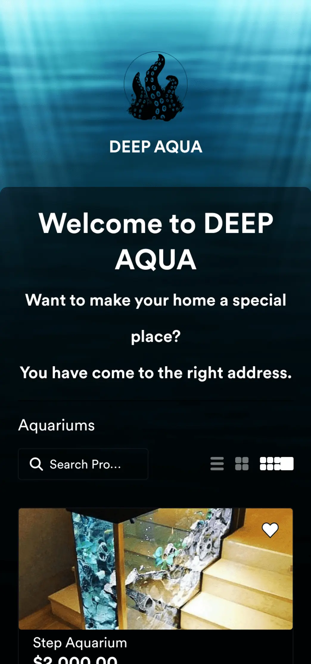 Aquarium Supplies Selling App