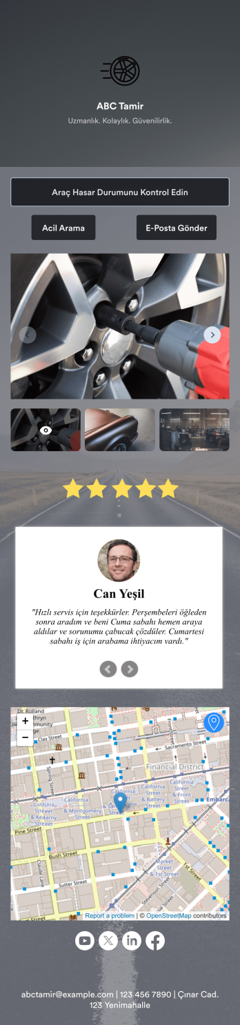 Araba Tamir Tahmin Uygulaması Template