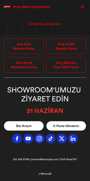 Araç Satış Uygulama Șablonu
