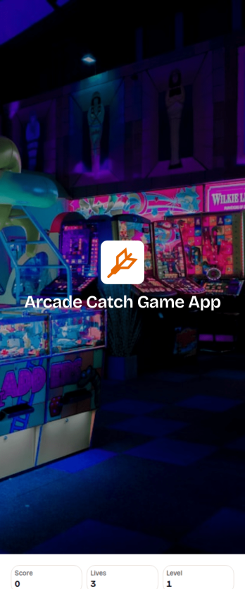 Arcade Catch Game App Template