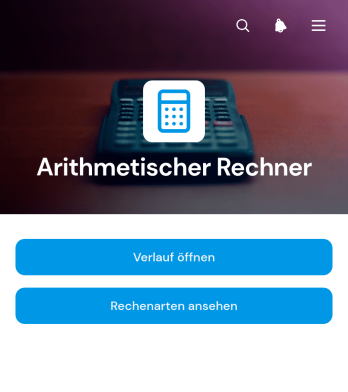 Arithmetikrechner-App