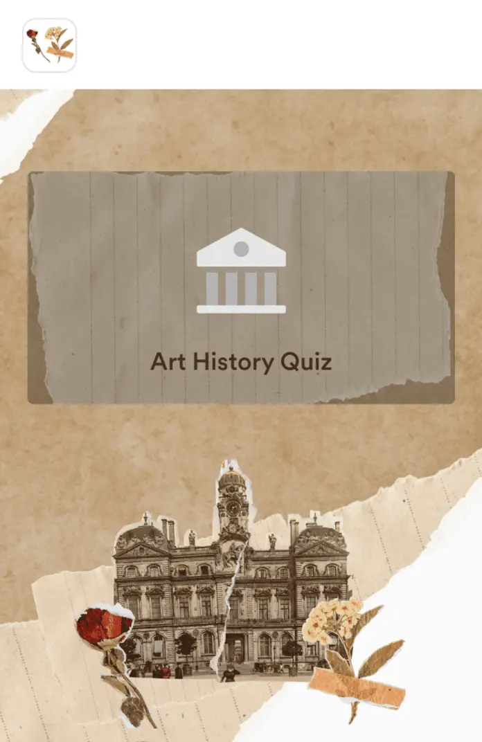 Art History Quiz App