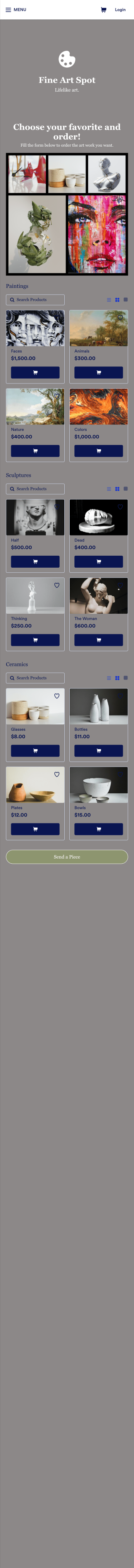 Art Selling App Template