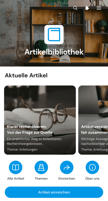 Artikelbibliothek-App