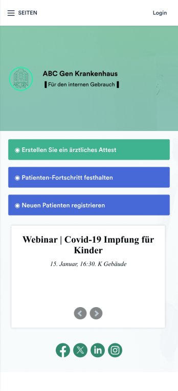 Ärztliches Attest App Template