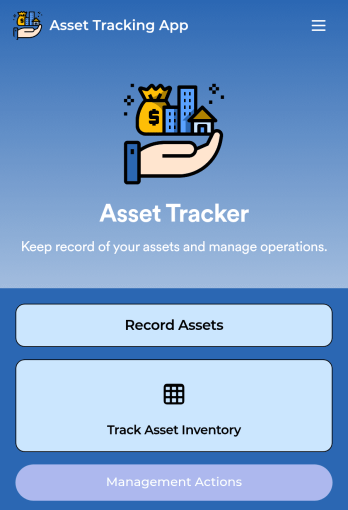 Asset Tracking App Template